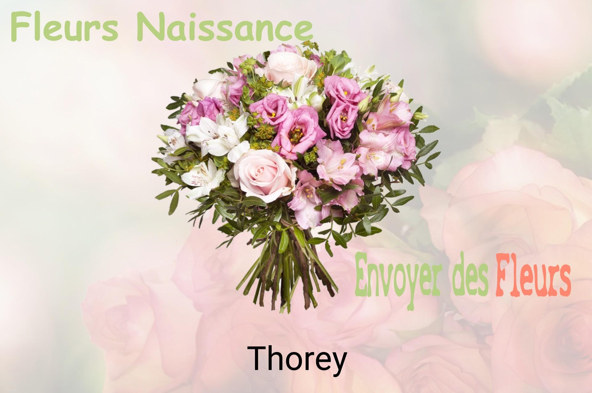 Bouquet de fleurs de naissance livré à Thorey